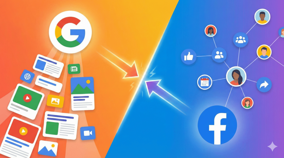 Google Discover vs Facebook : quelle source de trafic en 2026 ?